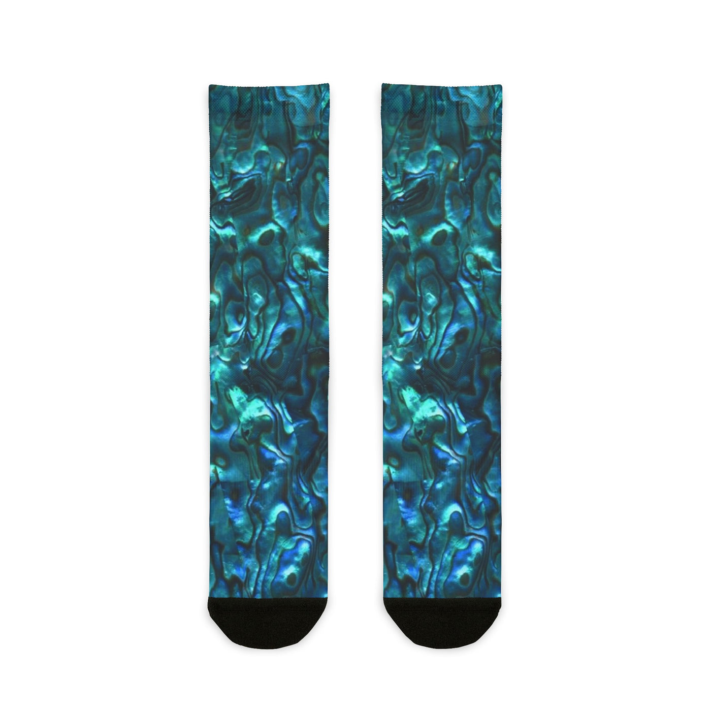 Abalone shell pattern socks