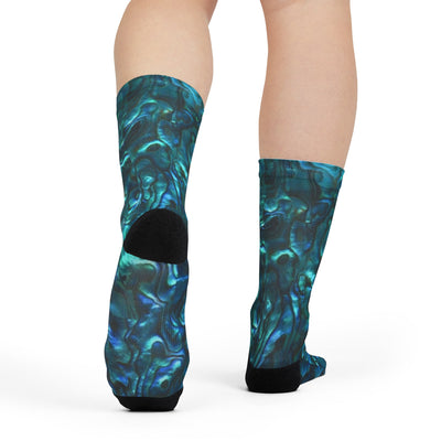 Abalone shell pattern socks