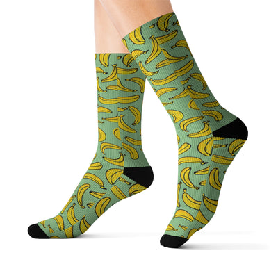 Banana tropical socks