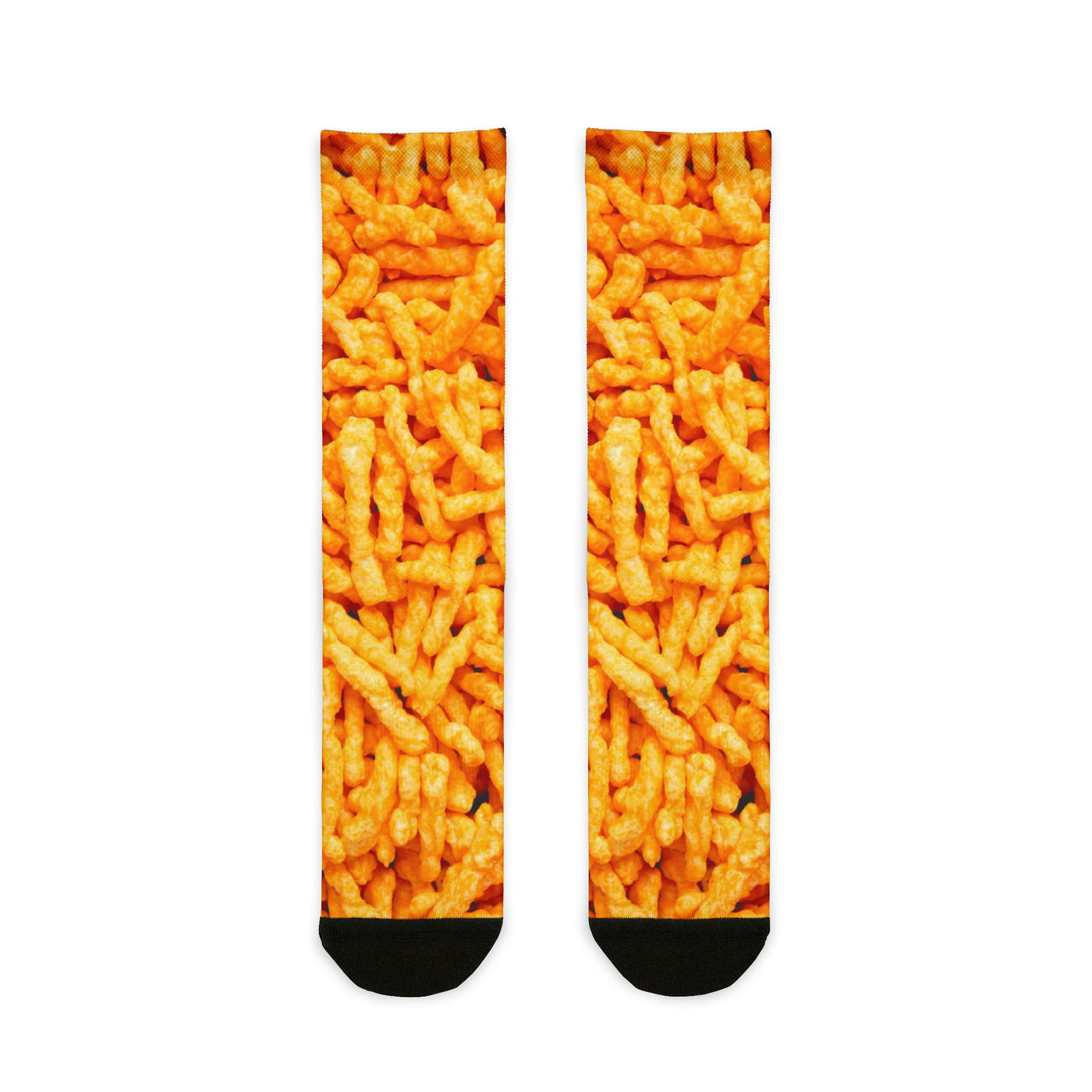 Bunch of cheetos snack socks