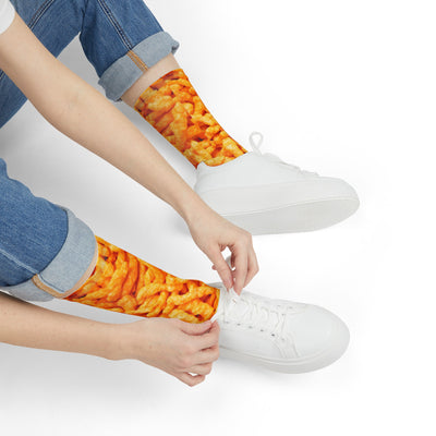 Cheetos pattern socks