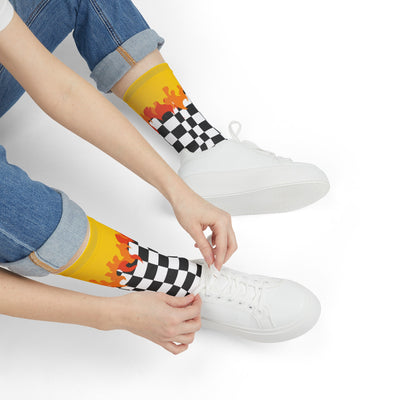 Checkerboard unisex socks