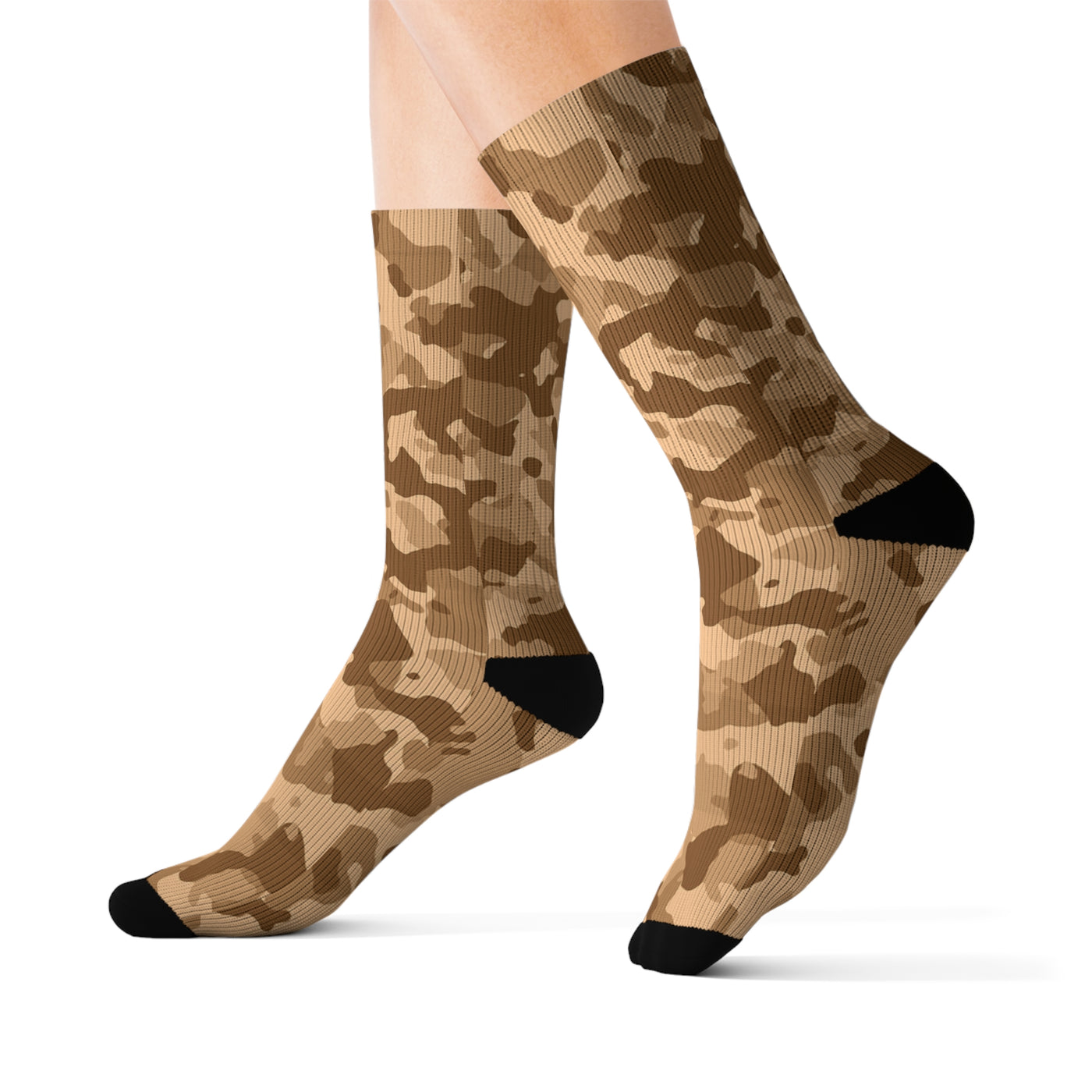 Desert camouflage socks