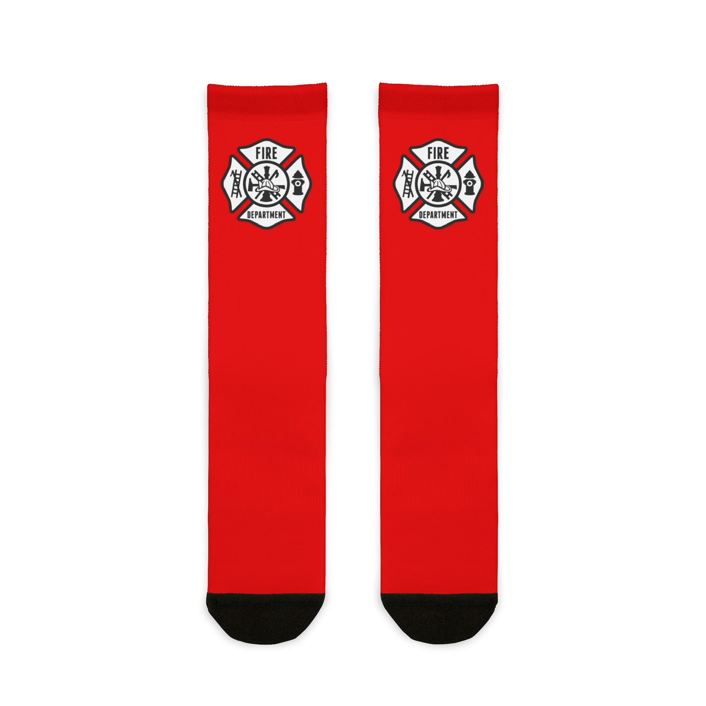 Fire department logo socks