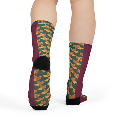 Giyu demon slayer kimetsu no yaiba socks