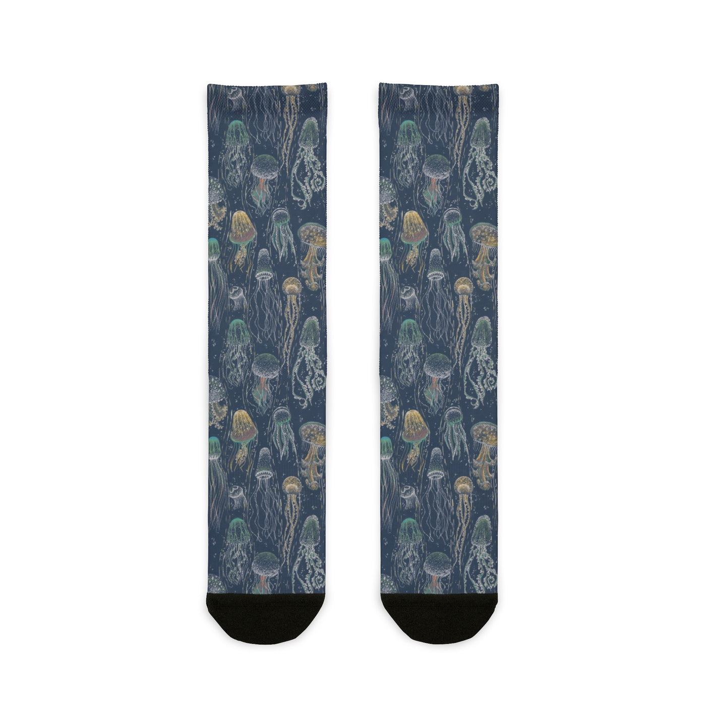 Jellyfish collage socks