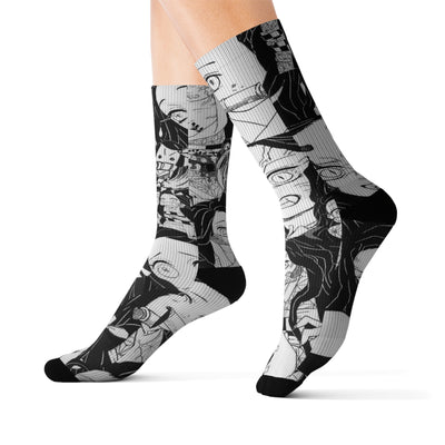 Kimetsu no yaiba nezuko manga socks