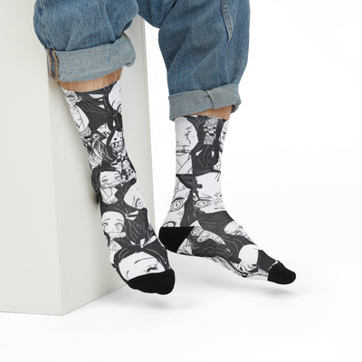 Kimetsu no yaiba nezuko manga socks