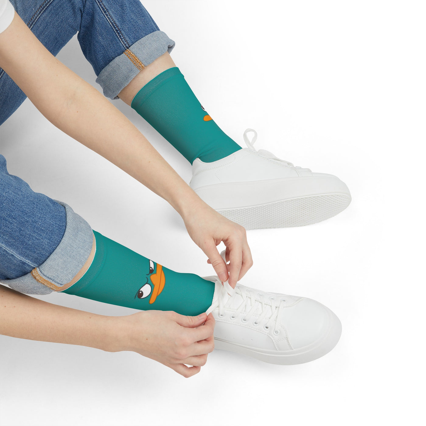 Perry the platypus socks