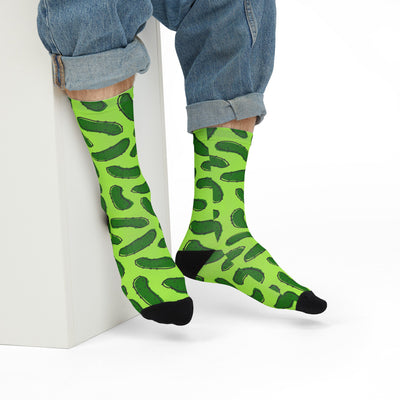 Pickles pattern socks