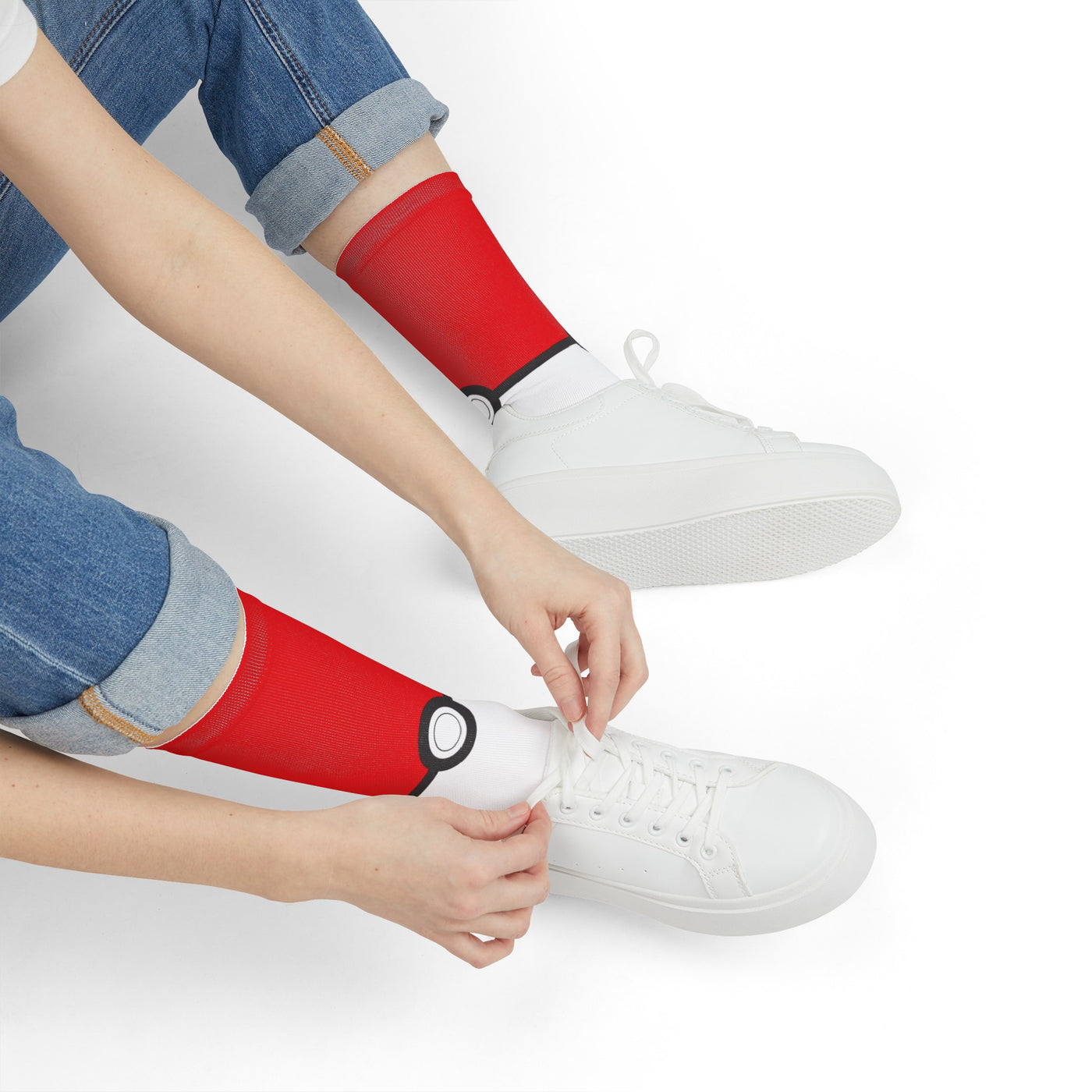 Pokemon pokeball socks