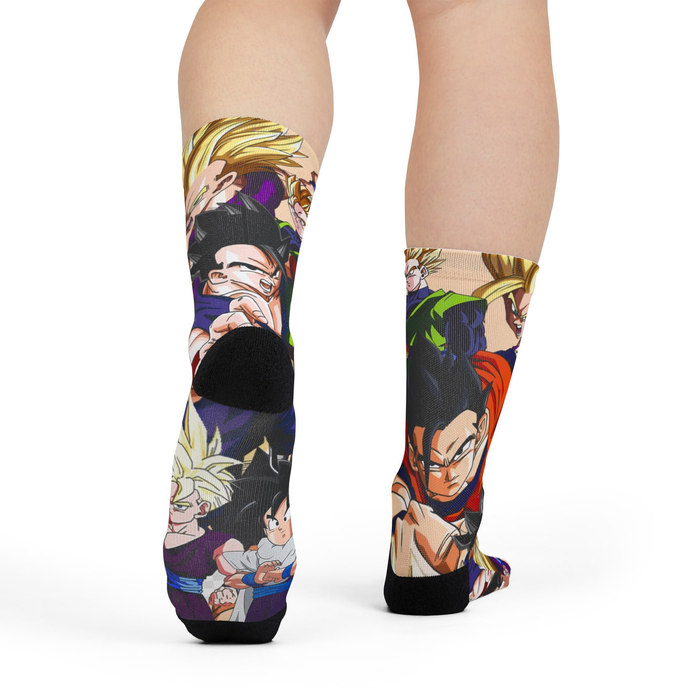 Son gohan dragon ball collage socks