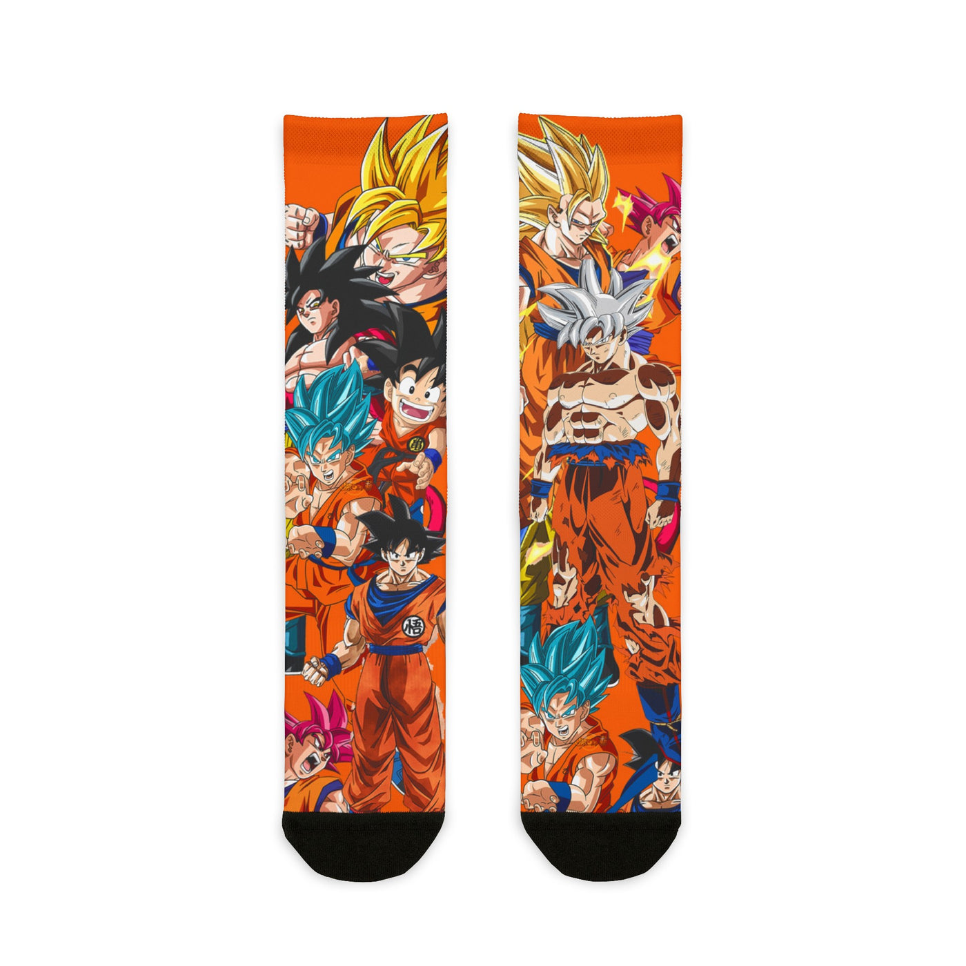 Son goku dragon ball collage socks