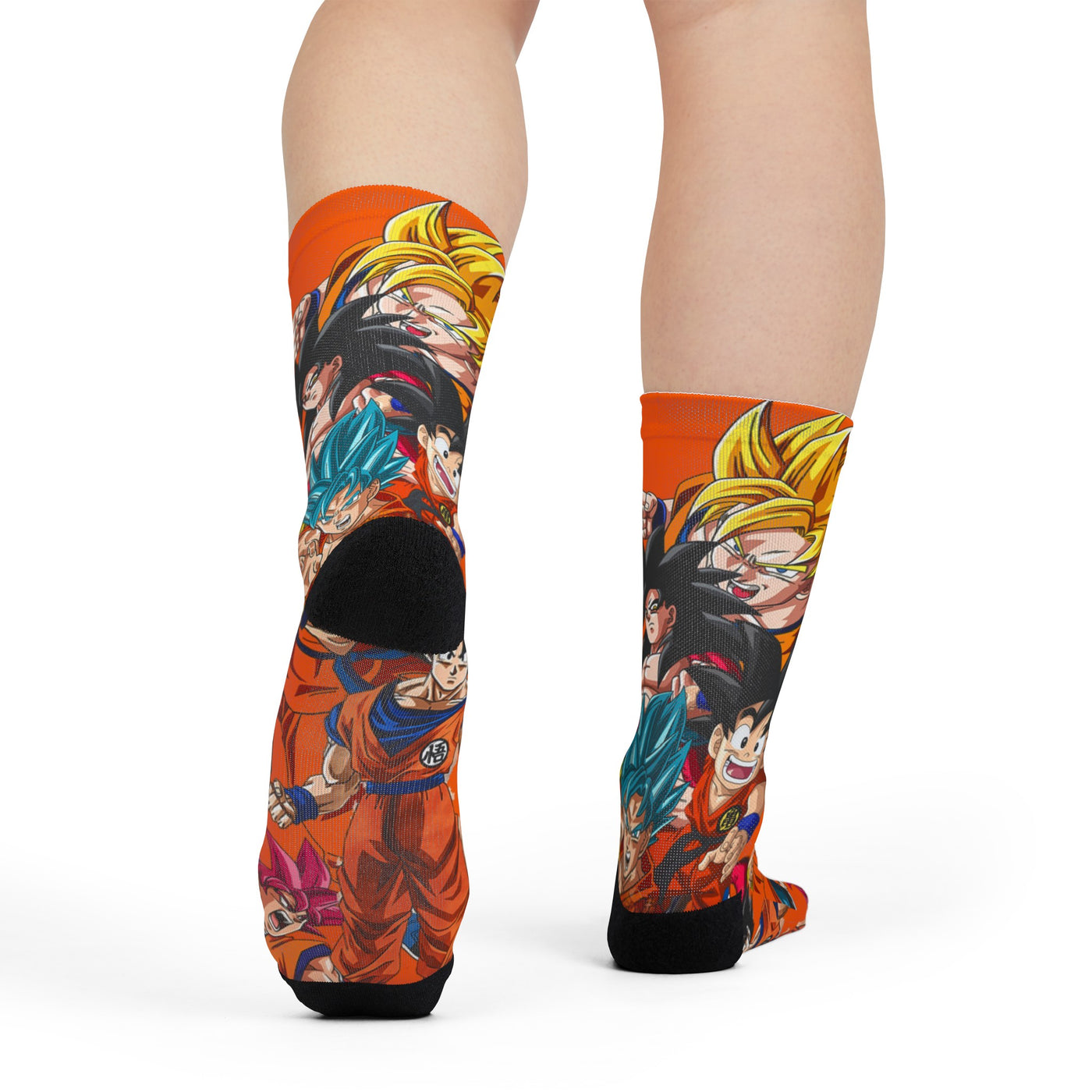 Son goku dragon ball collage socks