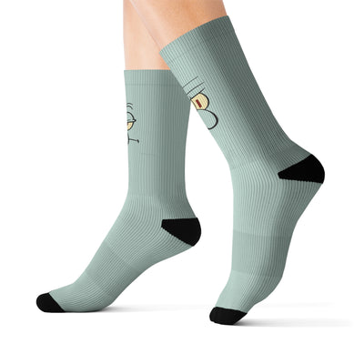 Squidward face socks