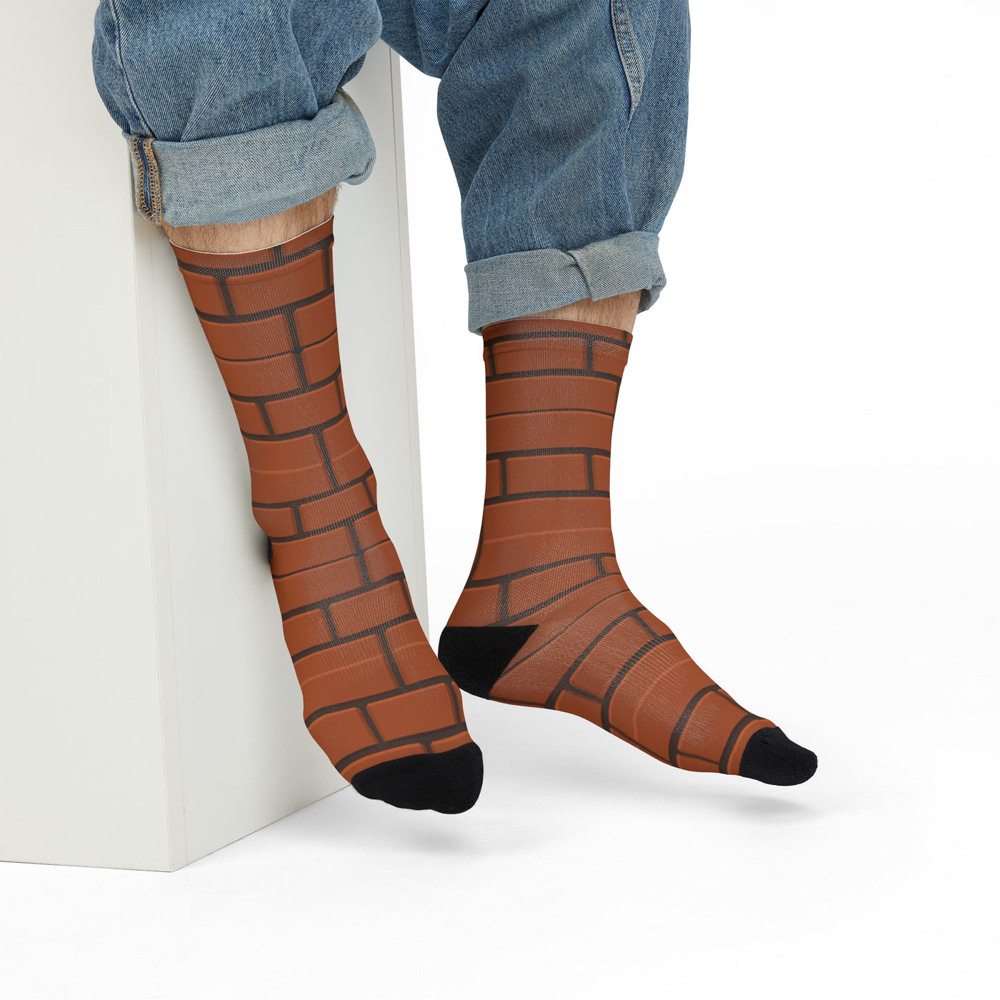 Super mario brick socks