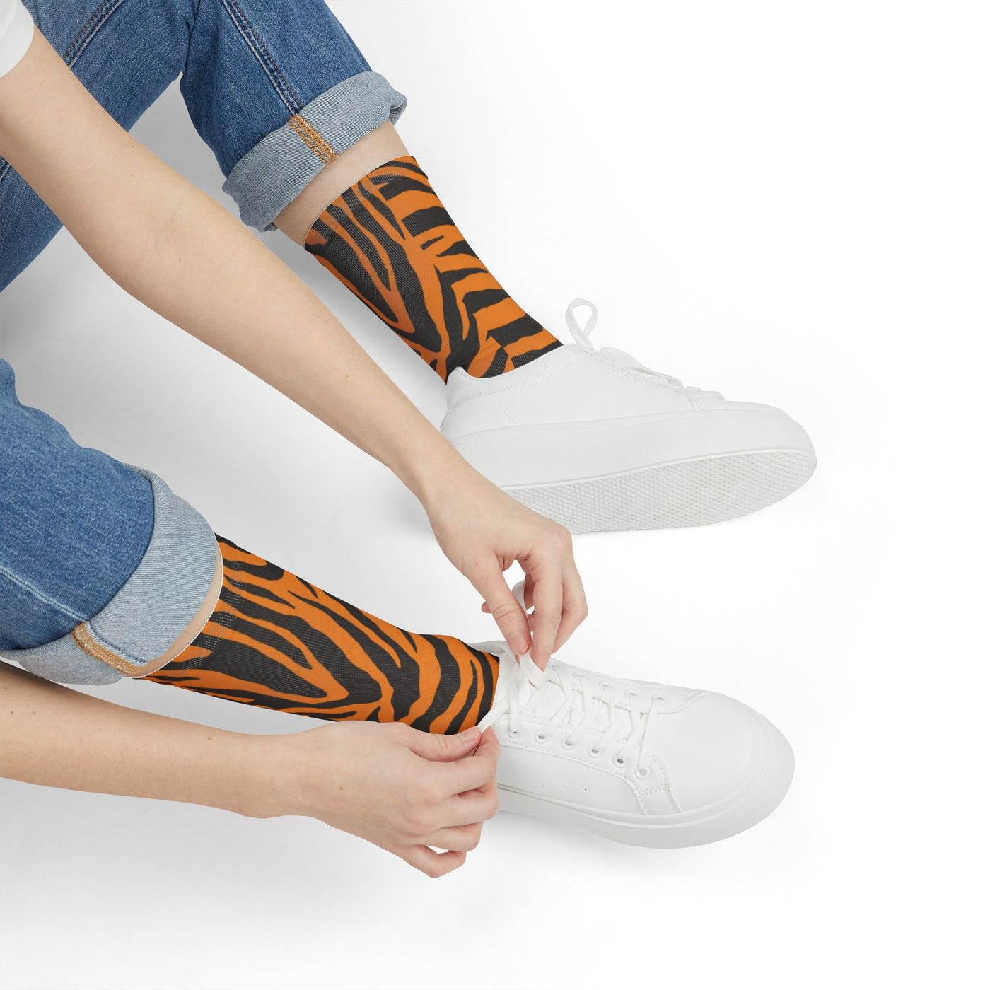 Tiger pattern socks