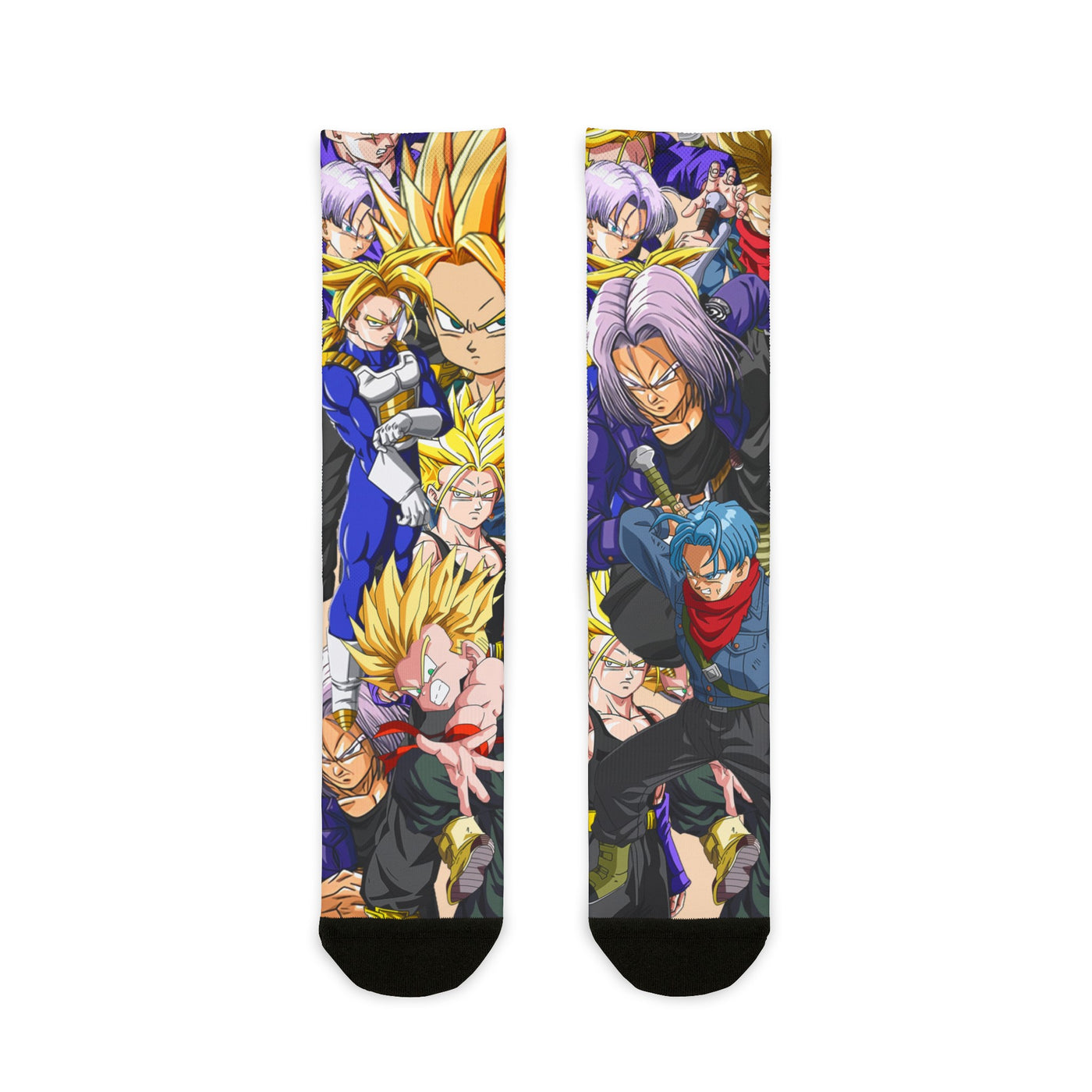 Trunks dragon ball collage socks