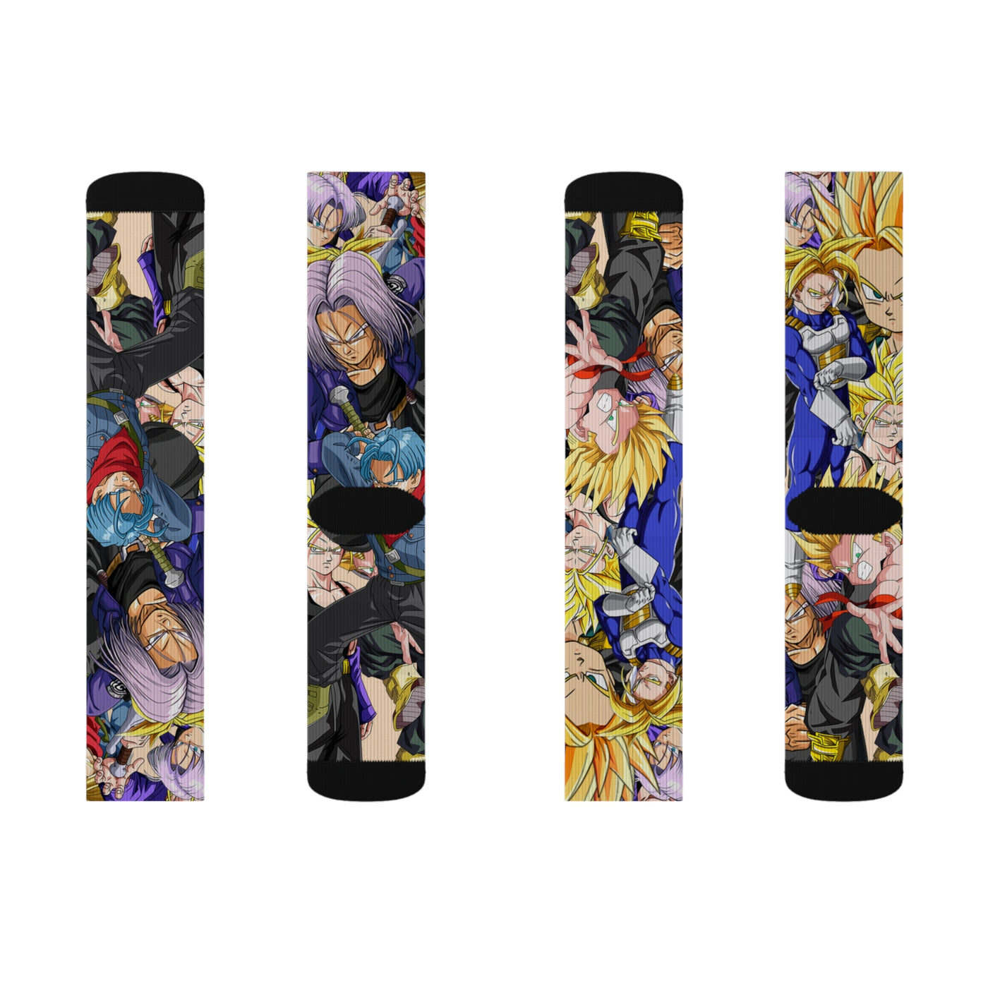 Trunks dragon ball collage socks