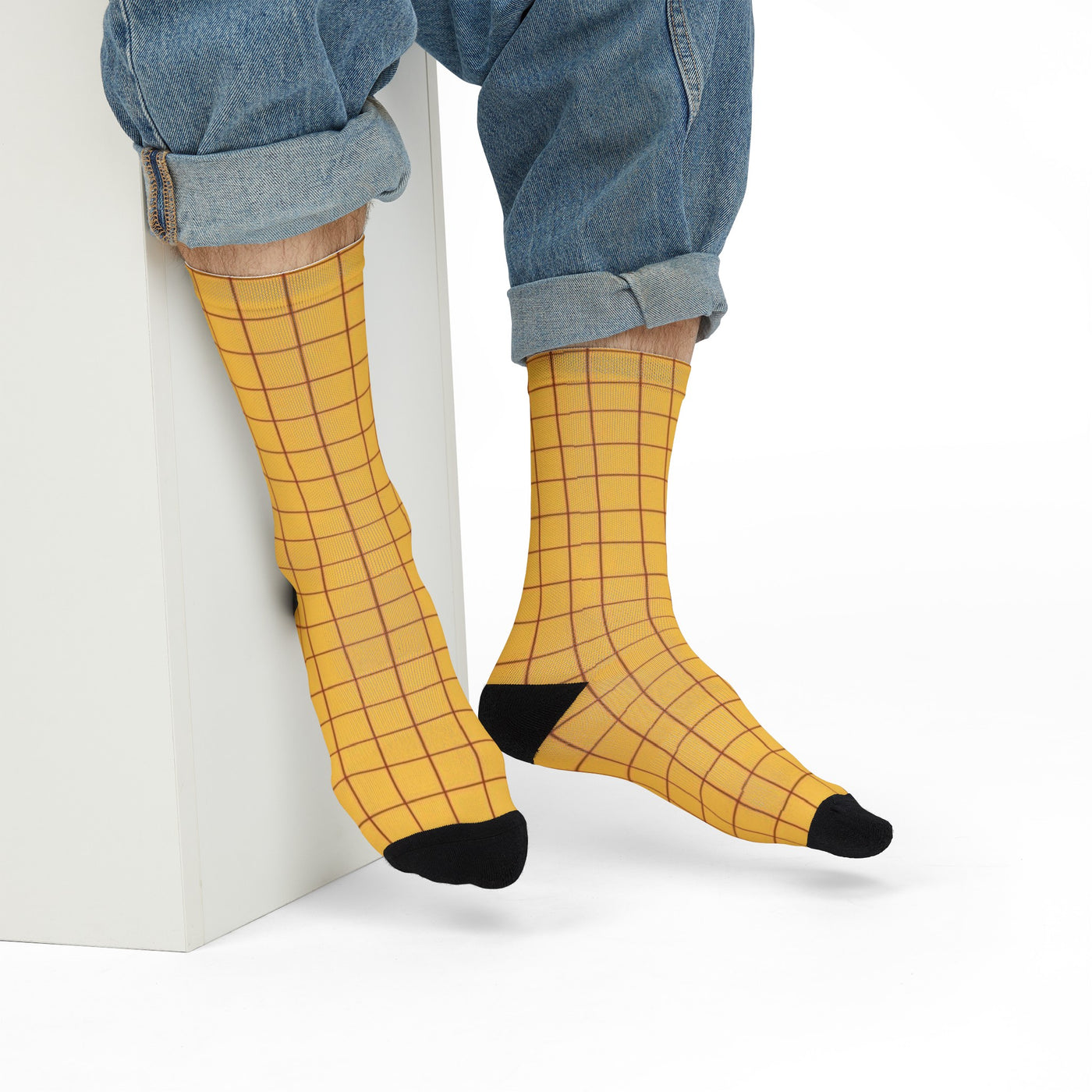 Woody toy story pattern socks